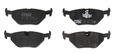 Купить GDB917 TRW Тормозные колодки задние БМВ Е32 (3.0, 3.4, 4.0, 5.0) с датчиком износа
